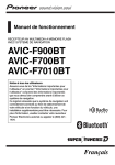 AVIC-F900BT AVIC-F700BT AVIC-F7010BT