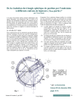 De la résolution du triangle sphérique de position par l`analemme à