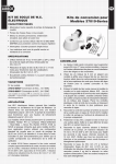 Kits de conversion pour Mod&egrave;les 37010-Series