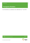 Transports d`&eacute;coliers &ndash; Vue d`ensemble sous consid&eacute;ration des