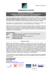 communique de presse
