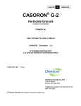CASORON ® G-2 Herbicide Granulé