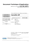 Document Technique d`Application Cermifix HP