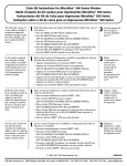 Color Kit Instructions for Microline® 500 Series Printers Mode d