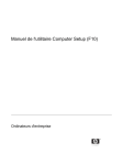 Manuel de l`utilitaire Computer Setup (F10)