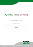 Ves-Matic Cube 200 Manual Operationnel ver. 2.21-FR