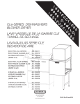 CLe-series Dishwashers BLower-Dryer LaVe