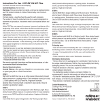 Instructions For Use - HYFLEX&reg; CM NiTi Files