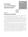 Pratique du contentieux administratif