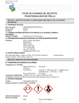 fiche de donnees de securite paraformaldehyde