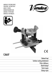 Cabezal tupí Surface routing attachment Tête à défoncer