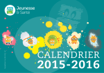 Calendrier J&S - Jeunesse & Sant&eacute;