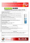 l`assainisseur d`air bactéricide fogger unidose 150ML