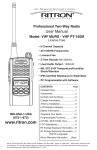 PT-150M User Manual