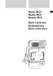 Model MCX Modell MCX Modele MCX Multi