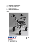 Gebrauchsanweisung Rollator Ligero Rev5