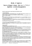 Mode d`emploi Vario-Kugel-Snap vks-oc 1,7/2,2 Sphère