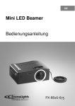Mini LED Beamer Bedienungsanleitung