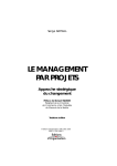 le management par projets