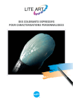 des colorants expressifs pour caracterisations personnalisees