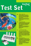 Water Test Set Wassertest Set Ensemble de tests pour l`eau