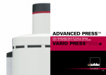 ADVANCED PRESSTM VARIO PRESS® 300.e