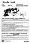 vb 16y safety instructions and instruction manual