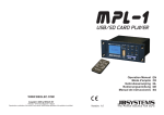 MPL1 _MP3 player APL15_ user manual - V1,0