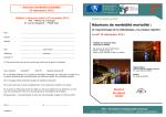 R&eacute;unions de Morbidit&eacute; Mortalit&eacute;