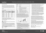 Projecteur à LED résistant aux intempéries IP65 / RGB