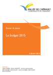 Le budget 2015