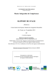 Rapport de stage - Système d`Information