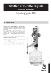 Titrette&reg; et Burette Digitale