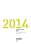 rapport annuel 2014