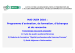 Modalités d`inscription et programme