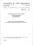 commission du codex alimentarius