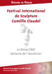 Festival de Sculpture Camille Claudel 28 mai au 5 juin 2011
