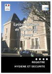 REGISTRE HYGIENE ET SECURITE