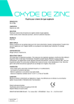 Poudre pour ciment de type eug&eacute;nate