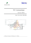 T.P. Automatique Licence EEA