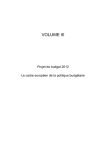 Projet de budget 2012: Volume III - Inspection générale des finances