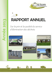 RAPPORT ANNUEL 2013 SICTOM