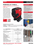 ROBUSTE ET FIABLE. Laser d`aplomb et d`équerre PMP 45