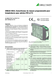 SINEAX V624, Convertisseur de mesure programmable pour