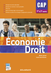 &Eacute;conomie-Droit 1re et 2e ann&eacute;es CAP