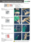 Mode d`emploi du montage d`espalier