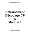 Entraînement Décodage CP ≈ Module 1