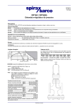 DP163 / DP163G - Détendeur-régulateur de pression