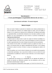 Questionnaire du personnel soignant - Compaq-HPST