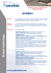 fcs mortier hydro+ - HYDROTEC : Traitement de l`humidité